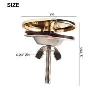 Migliore tenuta dei fori del lavello della cucina con coperchio in lega di zinco