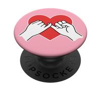 Migliori amiche del cuore di Pinky Swea PopSockets PopGrip Adesivo