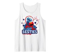 Migliori Amiche retrò di Sesame Street Cookie Monster Elmo Best Friend Canotta