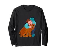Migliori Amici | Arte Animale espressiva |Bold Abstract Maglia a Manica