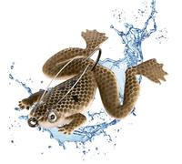 Migliori Rane D'acqua Da, Esche Di Rana Realistiche | Esca Flottante Morbida Artificiale con Esca Di Rana per Luci D'acqua Acqua Salata