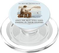 Migliori Uomini Pesca Negli Anni Ottanta Anni 80 Pescatore Nonno PopSockets PopGrip per MagSafe