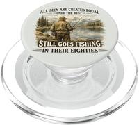 Migliori Uomini Pesca Negli Anni Ottanta Anni 80 Pescatore Nonno PopSockets PopGrip per MagSafe