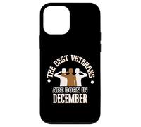 Migliori veterani nati a dicembre Regalo di compleanno Veterans Day Custodia per iPhone 12 mini