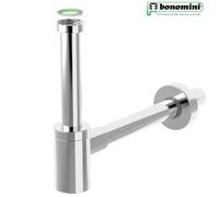 MIGNON cromato - sifone lavabo in acciaio inox 1''1/4 x 40 cm