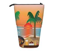 Migpkd Astuccio portamatite telescopico, portapenne, portatile, per scuola e ufficio