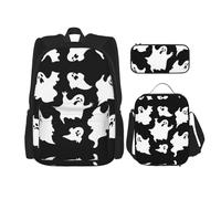 Migpkd Borsa per la scuola gotica di Halloween astuccio per il pranzo borsa combinatorezaino per la scuola dei bambini