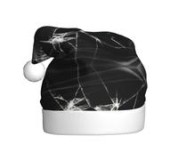 Migpkd Cappello di Babbo Natale con finestra rotta, per adulti, per donne e uomini, per Natale, Capodanno, feste di Natale