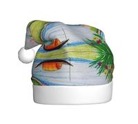Migpkd Country Lifestyle - Cappello da Babbo Natale per adulti, per donne e uomini, per Natale, Capodanno, feste