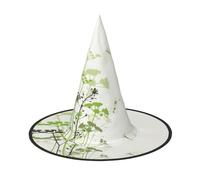 Migpkd Fogliame Ed Erbe Con Libellule Alato Cappello Da Strega Di Halloween Per Le Donne Degli Uomini Cosplay Accessori Per Il Partito In Costume Cappello Da Mago