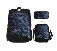 Migpkd Hd Pretty Galaxy - Borsa per la scuola, per matite, portapranzo, borsa combinatoria per bambini