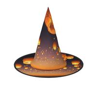 Migpkd Lanterne Volanti Cinesi Cappello Da Strega Di Halloween Per Le Donne Degli Uomini Cosplay Accessori Per Il Cappello Da Mago Del Part