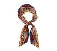 Migpkd Range Blaze Seta Feeling Sciarpa Allungata Raso Testa Sciarpa Per Le Donne 7,9 × 47 pollici