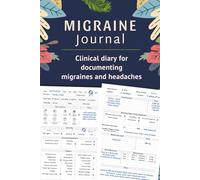 Migraine Diary: Migraine Tracker Journal Detailed Headache Record for Doctor Visits | Track Frequency, Duration, Medication & Patterns