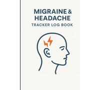 Migraine & Headache Tracker Log Book: Daily Symptom Journal to Record Triggers, Pain Levels, Medication & Relief - Health & Wellness Diary