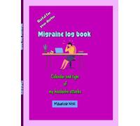 Migraine log book: Calendar and type of my headache attack