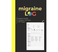 Migraine Log: Simple Headache Tracking Journal | Record Triggers, Pain Levels, Symptoms, Relief Measures, Duration & More | Migraine Management Diary | Chronic Pain Tracker | Small 6×9 Size Log Book