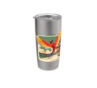 Migration Jamaica Parrot Bicchiere termico in acciaio inox doppia parete