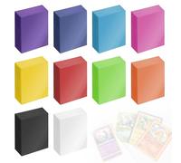 MIGUBIGU 1000 Pcs Card Sleeves 60 x 91mm, 10 Colori Bustine Protettive Carte One Piece, Dimensioni perfette per proteggere la carta, pour les Cartes de Collection