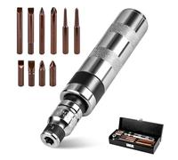 MIGUBIGU 12 Pezzi Cacciavite a Percussione 1/2, Punte per Cacciavite a Impatto, Avvitatore Manuale a Cricchetto, Cacciaviti a Cricchetto per Rimuovere Viti e Manutenzione Automobilistica