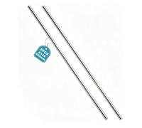 MIGUBIGU 2 PCS Guide Lineari 10 mm x 400 mm, barra tonda acciaio inox 12mm, Guide per Cuscinetti Lineari, Guida Scorrevole Lineare, Aste Rotonde per Macchine CNC, Frese, Stampanti 3D