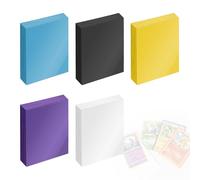 MIGUBIGU 500 Pcs Card Sleeves 60 x 91mm, 5 Colori Bustine Protettive Carte One Piece, Dimensioni perfette per proteggere la carta, pour les Cartes de Collection