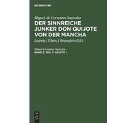 Miguel de Cerva Miguel, de Cervantes Saavedra: Der Sinnreiche (Copertina rigida)