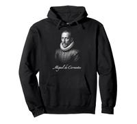 Miguel De Cervantes Autore Classico Ritratto Felpa con Cappuccio