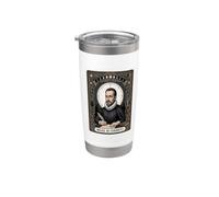 Miguel De Cervantes Spagna Bicchiere termico in acciaio inox doppia parete