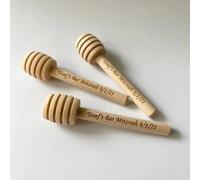 miguha Bastoncini di Miele in Legno Personalizzati, Bastoncini di Miele, Dispensatore di Miele Piovigginato, Mini Mestoli di Miele for La Casa, Cucchiaio di Miele, for Raccogliere Marmellata di Miele