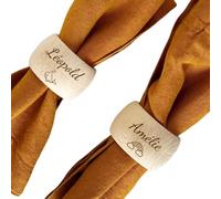 Miguha Portatovaglioli in legno personalizzati, portatovaglioli for matrimonio personalizzati, decorazioni for battesimi, feste di Natale, decorazioni for la tavola da pranzo, ospiti