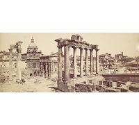 MiguOo Poster d'Arte Moderna Poster Immagini Famoso dipinto il Foro Romano di Félix Bonfils per Soggiorno 60x90cm