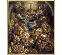 MiguOo Poster Wall Art Art Poster Stampe Pittura ad olio il dipinto del Giudizio Universale di Jacob Jordaens per la decorazione della parete 60x90cm