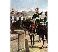 MiguOo Poster Wall Art Art Poster Stampe Pittura ad olio Insurrezione nel Regno delle Due Sicilie di Tancredi Scarpelli per la decorazione della parete 60x90cm