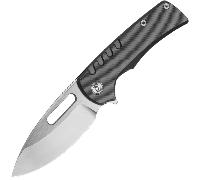 Miguron Knives Arma-8mm M390 balde,Dark Grey Ti handle,XL size