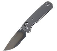 Miguron Knives Katou-2.96" M390 balde, Blue Crystal Ti handle,deep steel clip