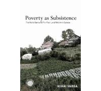 Mihai Varga Poverty As Subsistence (Copertina rigida)
