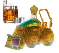 Mihauuke Bottiglie Whisky | Bottiglia Di Vodka A Forma Di Trattore 3D,Decanter in Decorazione per Bar Casa Whisky Amanti Famiglia Armadietto Uomo