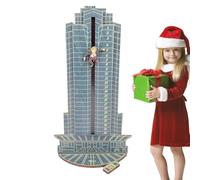 Mihauuke Calendario 'Avvento con conto alla rovescia di Natale, decorazione del calendario del desktop, con Hans Gruber Falling Off Plaza Desktop Calendar The Hard Calendar for Tabletop, Primer