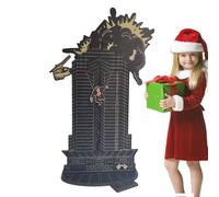 Mihauuke Calendario 'Avvento con conto alla rovescia di Natale, decorazione del calendario del desktop, con Hans Gruber Falling Off Plaza Desktop Calendar The Hard Calendar for Tabletop