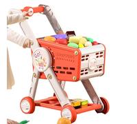 Mihauuke Carrello Della Spesa Giocattolo Per Bambini 1 3 Anni | Set Gioco Con Alimentari - Gioco Simbolico Per Apprendimento Bambini 1-3 Anni Bambina Casa Delle Bambole