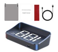 Mihauuke Display HUD Per Parabrezza Auto,Visualizzazione Velocità Auto Su Vetro - Velocimetro Portatile Regolabile Indicatore Per Manubri Moto