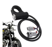Mihauuke Interruttori Luci Moto | Pulsante Faro Veicoli Elettrici | Pulsante Sostituzione Impermeabile Continuo Per Bici Elettrica Scooter E Motoveicolo