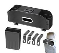 Mihauuke Scatola Portaoggetti Per Sedile Auto | Portaoggetti Appendibile Per Sedile Posteriore - Porta Poggiatesta Auto | Per Camping Pendolarismo Viaggio Business Viaggio Spesa Snack