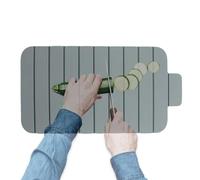 Mihauuke Tagliere Portatile | Superficie Per Taglio In Silicone,Tagliere Pieghevole da Cucina per Carne, Verdura, Frutta, Ideale per Campeggio, Barbecue e Spostamenti