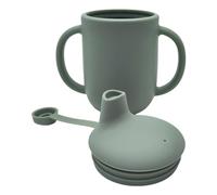 Mihauuke Tazze con beccuccio per bambini, tazza con beccuccio prova di fuoriuscite,Tazze con beccuccio Transition Cup | Biberon in silicone senza perdite, tazze per bambini da 150 ml con manici,