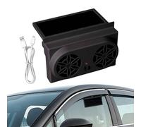 Mihauuke Ventilatore Auto ad Energia Solare - Ventilatore Di Raffreddamento Per Veicoli E Automezzi,Portatile Ricaricabile con Funzione Rinfrescante per Furgone Viaggi Esterni