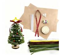 Mihawk Set di Scovolini per Creare un Albero di Natale - Include tronchi, decorazioni e 60 fili di ciniglia in 4 colori per la sua realizzazione.