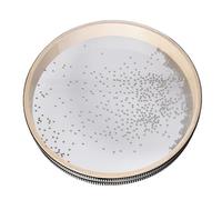 MIHEY Tamburo oceanico con perline ondulate da 25,4 cm, strumenti a percussione per la guarigione del suono, la terapia del suono e il bagno del suono