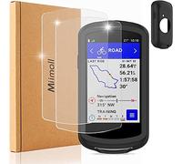 Miimall [1 + 2 pezzi compatibile con Garmin Edge 1040 custodia + pellicola protettiva in vetro per Garmin Edge 1040 pellicola protettiva antigraffio in morbido silicone antiurto per Garmin Edge